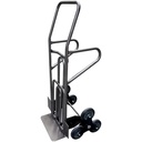 Jekleni transportni voziček s prilagodljivo platformo | nosilnost 250 kg | RSN