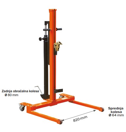 Dvižni voziček za sode | 300 kg | WA30