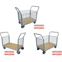 Platformni industrijski voziček | 500 kg | WPG50