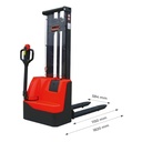 Električni paletni regalni viličar | SECL | s tehtnico | dvig 2900 mm | 1000 kg