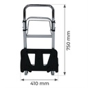 Aluminijast transportni voziček | 90 kg | AT90