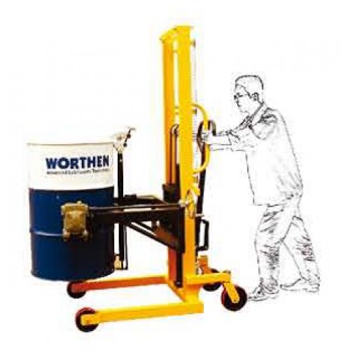 Dvižni voziček za sode | višina dviga 1350 mm | premer soda 572 mm | za 210 litrske kovinske sode | IMM40A