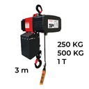 Električno verižno dvigalo | 3 m veriga