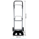 Aluminijast transportni voziček | 90 kg | AT90