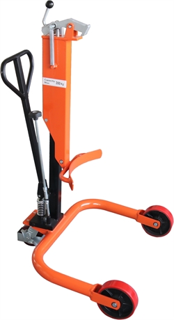 Voziček za jeklene in plastične sode 220 litrov | nosilnost 300 kg | višina dviga 240 mm | DT300