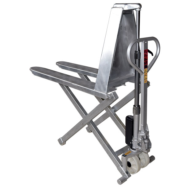 Ročni paletni viličar škarjasti | z dvigom | 1000 kg | širine 540 mm | Galvaniziran
