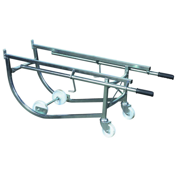 Galvaniziran voziček za prevoz in rotacijo sodov | 300 kg | DF10