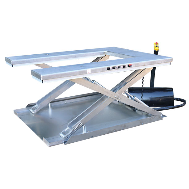 Električna (U) delovna dvižna miza PREMIUM | INOX 304 | 600 kg 
