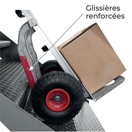 Aluminijasti transportni ročni voziček | 250 kg | fiksna platforma