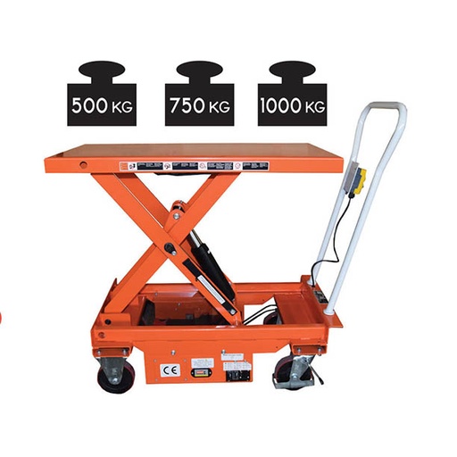 Premična delovna dvižna miza z električnim dvigom | 500-1000 kg | ES