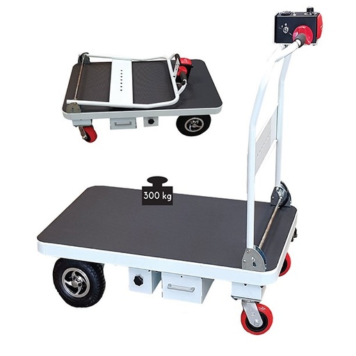 Platformni transportni voziček | z električnim pogonom | 200 kg in 400 kg | PM