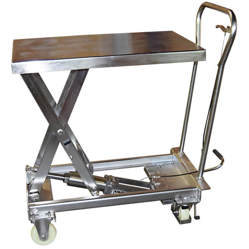 Premična ročna delovna dvižna miza | INOX 304 | 100 kg in 200 kg | MH-V