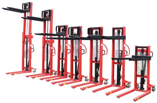 Visokodvižni teleskopski ročni paletni viličar | 1000 kg