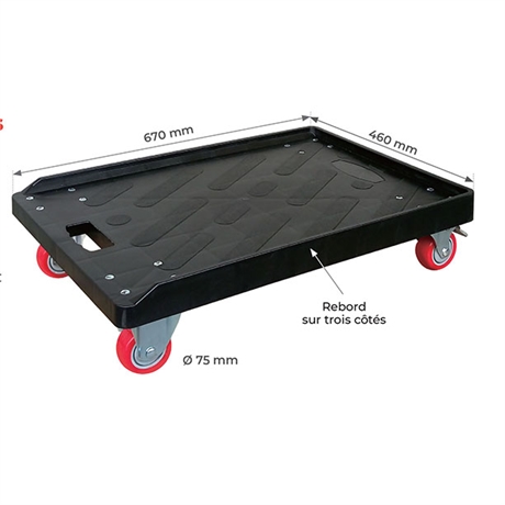 [PPR30] Transportni voziček s platformo | 300kg | PPR30 